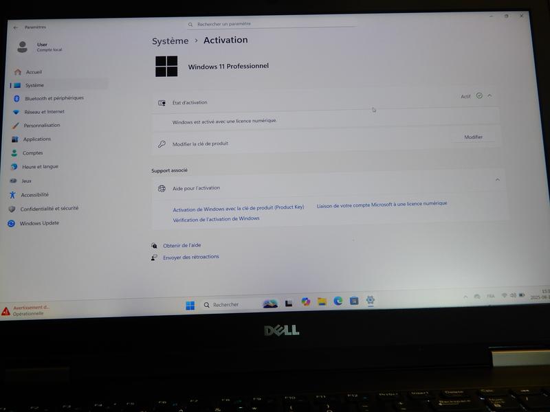 Image 1 de Dell latitude E5570|i5-6300U|16GB DDR4|1 TB SSD|écran 15.6"|Windows 11 Pro